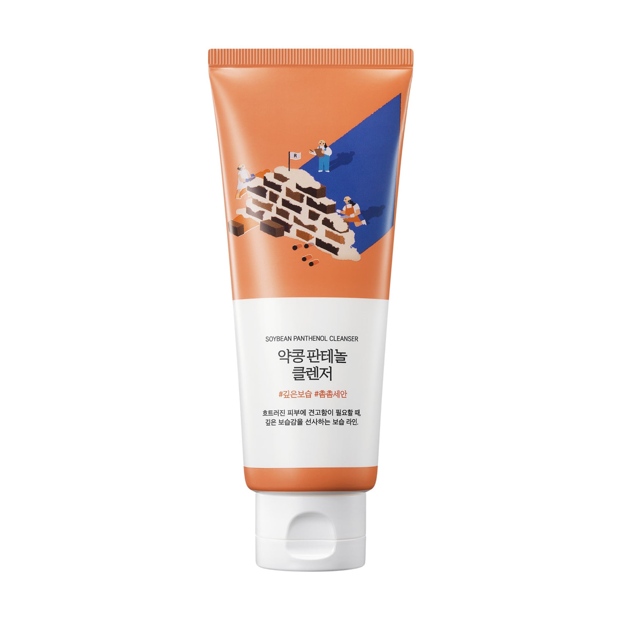 Пінка для вмивання Round Lab Soybean Panthenol Cleanser з екстрактом соєвих бобів та пaнтeнoлoм, 150 мл